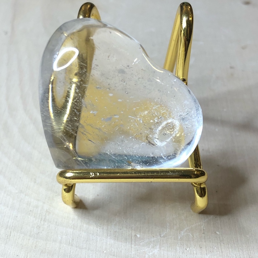 Clear Quartz Heart